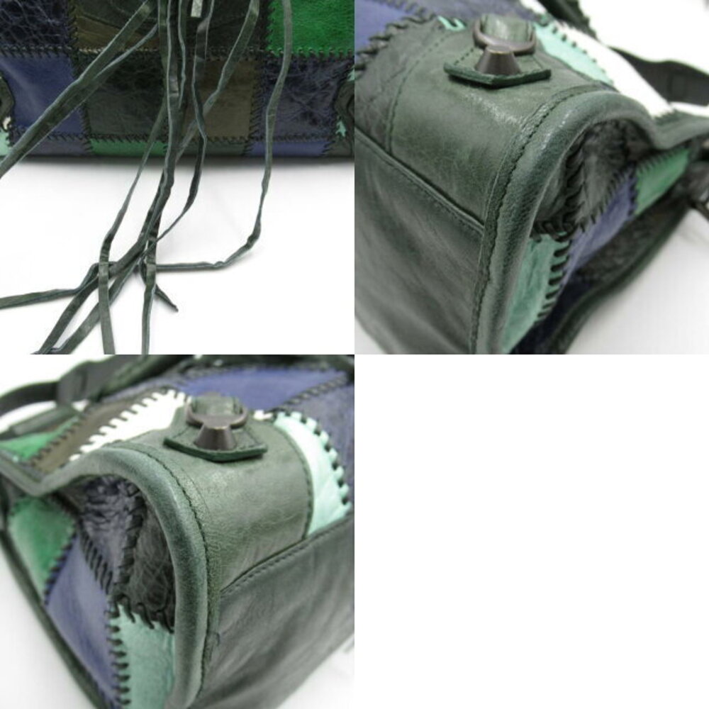 Balenciaga The City Shoulder Bag Leather Green - Picture 10 of 10